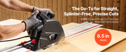 Load image into Gallery viewer, SucceBuy Track Saw 6-1/2-Inch Plunge-Cut Circular Saw Kit 2.16 in Cutting Depth for Wood Plastic, Guide Rail Not Included Black
