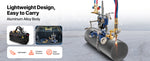 Amocart CG2-11Y Manual Pipe Cutting Machine 0.2"-2" Thick Pipe Beveling Machine w/ 82in Chain Portable Torch Beveling GasCutter