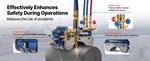 SucceBuy Electromagnetic Gas Pipe Cutting Machine 2"-30"/Min Automatic Beveler for 0.2"-4" Thick Tube Features Adjustable Angles