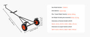 Charger l'image dans la visionneuse de galerie, Amocart 420lbs Boat Trailer Dolly Carbon Steel Kayak Mover with 15.7in Pneumatic Tires &amp; Bracket for Moving Fishing Motorboat
