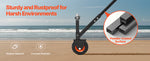 Amocart 300lbs Tongue Trailer Dolly 16.5-22in Height Adjustable with 1-7/8 & 2in Balls 8.5in Pneumatic Tire for Moving RV Boat