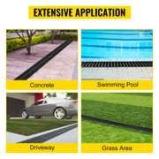 Bild in Galerie-Viewer laden, Amocart Drainage Trench Driveway Channel Drain With Plastic Grate 3-5 Pack HDPE Floor Drain Trench Drain Grate For Garden
