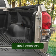Charger l'image dans la visionneuse de galerie, SucceBuy Truck Bed Storage Box Passenger Side Lockable Lid Waterproof ABS Wheel Well with Password Padlock Tool Box for Trucks

