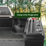 Load image into Gallery viewer, Amocart Truck Bed Storage Box Passenger Side Lockable Lid Waterproof ABS Wheel Well with Password Padlock Tool Box for Trucks
