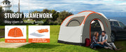 Load image into Gallery viewer, SucceBuy SUV Camping Tent, 8'-8' SUV Tent Attachment for Camping with Rain Layer and Carry Bag, PU2000mm Double Layer Truck Tent
