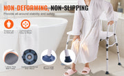 Load image into Gallery viewer, Amocart Tub Transfer Bench for Bathtub Shower Seats Lightweight Shower Bench with Non-Slip Bath Seats with Armrest and Backrest
