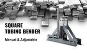 Bild in Galerie-Viewer laden, SucceBuy Manual Tube Roller Bender 1-1/2in For Mild Steel Cooper Adjustable Manual Square Rectangular Tube Bending Rolling Tool
