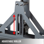 Amocart Manual Tube Roller Bender 1-1/2in For Mild Steel Cooper Adjustable Manual Square Rectangular Tube Bending Rolling Tool