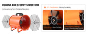 Load image into Gallery viewer, Amocart Portable Exhaust Fan 16in Industrial Cylinder Fan with 5M/10M Duct Hose Exhaust Blower for Sucking Dust Home Workplace

