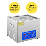 Load image into Gallery viewer, SucceBuy 15L Ultrasonic Cleaner Lave-Dishes Portable Washing Machine with Digital Timer Ultrasound Home Jewelry Clean Appliances
