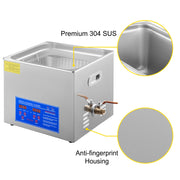 Load image into Gallery viewer, SucceBuy 15L Ultrasonic Cleaner Lave-Dishes Portable Washing Machine with Digital Timer Ultrasound Home Jewelry Clean Appliances

