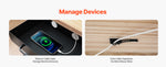 Amocart 13in/22in Under Desk Drawer Slide Out Desktop Storage Box Mounted Pullout Undertable Drawer Organizer for Office Home