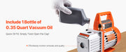 Bild in Galerie-Viewer laden, SucceBuy 3.5 CFM Single Stage Pump &amp; 3 Gallon Vacuum Chamber Degassing Chamber Kit for Stabilizing Wood Degassing Silicone Resin
