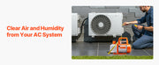 Load image into Gallery viewer, Amocart 3.5 CFM 1/4 HP HVAC Single Stage AC Vacuum Pump &amp; Oil Bottle for R134a R22 R410a Systems, Air Conditioner Maintenance

