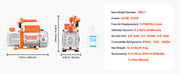 Load image into Gallery viewer, SucceBuy 3.5CFM 180W 1 Stage or 5CFM 375W / 7CFM 550W 2 Stage HVAC Rotary Vane AC Vacuum Pump, for R134a R22 R410a Systems Use
