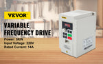 Amocart 2.2/3/4/7.5KW VFD Frequency Inverter 110V/220V 1/3P Input 3P Output Variable Frequency Drive CNC Motor Converter
