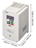 Amocart 2.2/3/4/7.5KW VFD Frequency Inverter 110V/220V 1/3P Input 3P Output Variable Frequency Drive CNC Motor Converter
