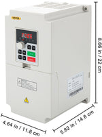 Amocart 2.2/3/4/7.5KW VFD Frequency Inverter 110V/220V 1/3P Input 3P Output Variable Frequency Drive CNC Motor Converter