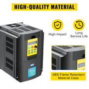 Load image into Gallery viewer, Amocart 2.2/3/4/7.5KW VFD Frequency Inverter 110V/220V1/3P Input 3P Output VariableFrequency Drive CNC Motor Inverter Converter
