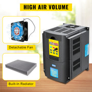 Load image into Gallery viewer, Amocart 2.2/3/4/7.5KW VFD Frequency Inverter 110V/220V1/3P Input 3P Output VariableFrequency Drive CNC Motor Inverter Converter
