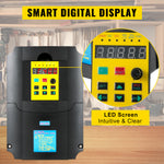 Amocart 2.2/3/4/7.5KW VFD Frequency Inverter 110V/220V1/3P Input 3P Output VariableFrequency Drive CNC Motor Inverter Converter