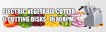 Amocart Electric Vegetable Cutter Slicer Chopper Shredder Grinder Pellet Machine for Kitchen Tools Food Processors