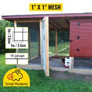 Load image into Gallery viewer, Amocart Welded Wire Fence Vinyl Coated Chicken Rabbit Mesh 1"x1" 16 Gauge 24"x50'/24"x100'/36"x50' Black Hardware Cloth &amp; Mesh
