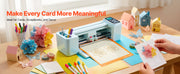Bild in Galerie-Viewer laden, SucceBuy Vinyl Cutting Machine 12 in Button Screen Controlled Vinyl Cutter 5000+ Built-in Design Resources Creating Crafts Cards
