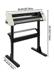 Charger l'image dans la visionneuse de galerie, SucceBuy Machine de découpe de vinyle/traceur 28 pouces avec 3 lames, écran LCD rétroéclairé et logiciel SIGNMASTER blanc
