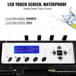 Amocart 53Inch Vinyl Cutter Plotter Machine 1350mm Vinyl Cutting Plotter Signmaster LCD Screen for DIY Advertising Label Making