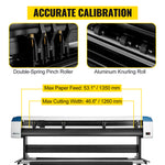 Amocart 53"/34"/28"4MB Semi-Automatic Cutter Vinyl Cutting Plotter Machine Laser Positioning 3 Interface W/ SIGNMASTER Software
