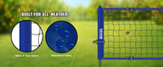 Load image into Gallery viewer, SucceBuy Outdoor Volleyball Net System Adjustable Height Steel Poles with PVC Volleyball Pump Carrying Bag for Beach Lawn
