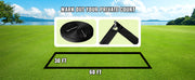 Load image into Gallery viewer, SucceBuy Outdoor Volleyball Net System Adjustable Height Steel Poles with PVC Volleyball Pump Carrying Bag for Beach Lawn

