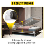 Amocart DIY Murphy Bed Hardware Kit Vertical Mounting Wall Bed Spring Mechanism Heavy Duty King Queen Bed Support Hardware DIY