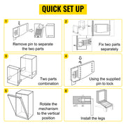 Load image into Gallery viewer, Amocart DIY Murphy Bed Hardware Kit Vertical Mounting Wall Bed Spring Mechanism Heavy Duty King Queen Bed Support Hardware DIY
