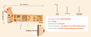 Load image into Gallery viewer, Amocart Puppy Kids Wall Busy Panels 12 Activities Board Montessori Sensory Learning Activity Center for Children Playroom Toys
