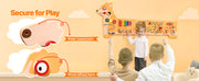 Load image into Gallery viewer, Amocart Puppy Kids Wall Busy Panels 12 Activities Board Montessori Sensory Learning Activity Center for Children Playroom Toys
