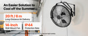 Charger l'image dans la visionneuse de galerie, SucceBuy Ventilateur mural industriel haute vitesse Ventilateur mural étanche avec pales en aluminium pour atelier, entrepôt, serre
