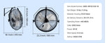 Amocart Industrial Wall Mount Fan High Velocity  Waterproof Wall Fan with Aluminum Blades for Workshop Warehouse Greenhouse