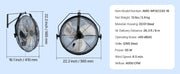 Charger l'image dans la visionneuse de galerie, SucceBuy Ventilateur mural industriel haute vitesse Ventilateur mural étanche avec pales en aluminium pour atelier, entrepôt, serre
