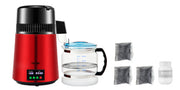 Charger l'image dans la visionneuse de galerie, SucceBuy 4L Water Distiller Purifier Filter 1 L/H Distilling Speed Dispenser Drinking Bottle Softener Touch Screen Home Use
