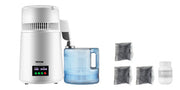 Bild in Galerie-Viewer laden, Amocart 4L Water Distiller Purifier Filter 1 L/H Distilling Speed Dispenser Drinking Bottle Softener Touch Screen Home Use
