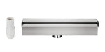 SucceBuy Waterfall Pool Fountain Stainless Steel Pipe Connector Spillway Garden Outdoor Pond Rectangular Swimming Pool Fountain