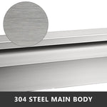 SucceBuy Waterfall Pool Fountain Stainless Steel Pipe Connector Spillway Garden Outdoor Pond Rectangular Swimming Pool Fountain