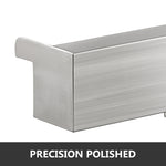 SucceBuy Waterfall Pool Fountain Stainless Steel Pipe Connector Spillway Garden Outdoor Pond Rectangular Swimming Pool Fountain