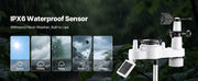 Bild in Galerie-Viewer laden, SucceBuy 7-in-1 Wi-Fi Weather Station &amp; APP Control, 7.5-Inch VA Display Solar Powered Sensor, Indoor &amp; Outdoor Weather Forecast
