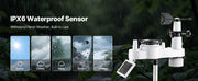 Load image into Gallery viewer, SucceBuy 7-in-1 Wi-Fi Weather Station &amp; APP Control, 7.5-Inch VA Display Solar Powered Sensor, Indoor &amp; Outdoor Weather Forecast

