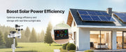 Charger l'image dans la visionneuse de galerie, Amocart 5-in-1 Solar Powered Wi-Fi Weather Station for Weather Forecast, Wind Speed Direction, Temperature, Humidity, Rainfall
