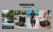 Charger l'image dans la visionneuse de galerie, SucceBuy IP67 Étui rigide résistant aux intempéries, étui de protection robuste avec mousse prédécoupée et poignées pour voyage, chasse, militaire, caméras

