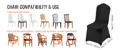 Charger l'image dans la visionneuse de galerie, Amocart 30/50PCS Spandex Chair Cover for Wedding Party Universal Fitted Chair Cover Removable Washable Protective Slipcovers
